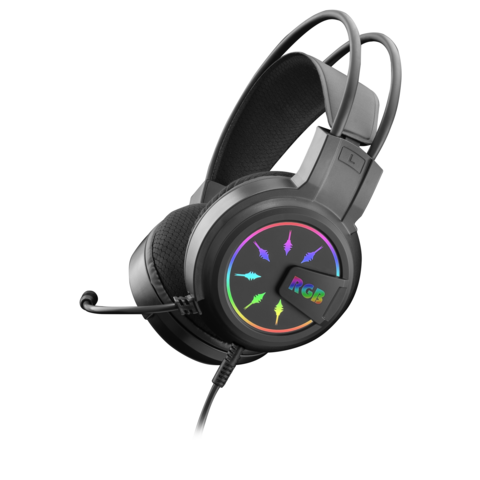 Kabelgebundenes On-Ear-Headset mit direktionalen Treibern, omnidirektionalem Mikrofon, universellen Bedienelementen an der Ohrmuschel