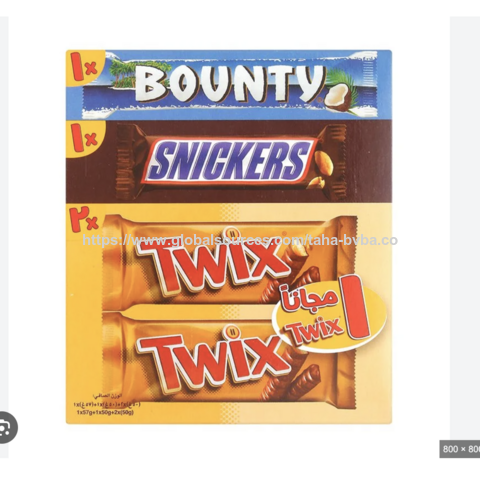Barres chocolatées Twix à prix compétitifs, prêtes pour l'exportation mondiale.