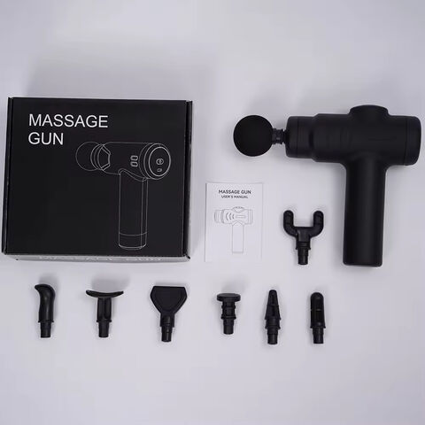 Fournisseur Pistolet de Massage Mini Électrique Rechargeable à Vibration, Fonctionnement Silencieux et Tête Chauffante pour la Maison