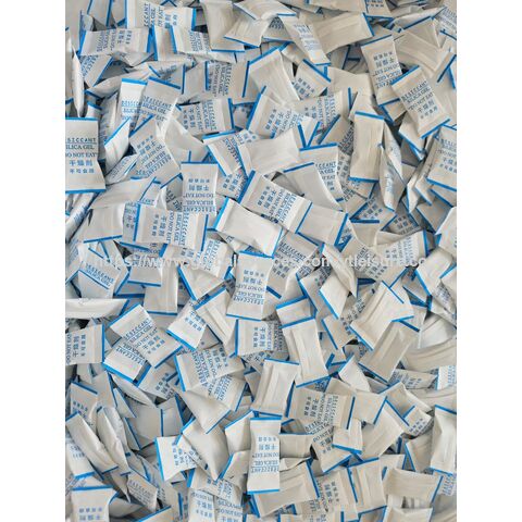 Sachets déshydratants de gel de silice de qualité alimentaire, absorbeur d'humidité, 0,5 g, 1 g, 2 g, 5 g, 12 g, 30 g