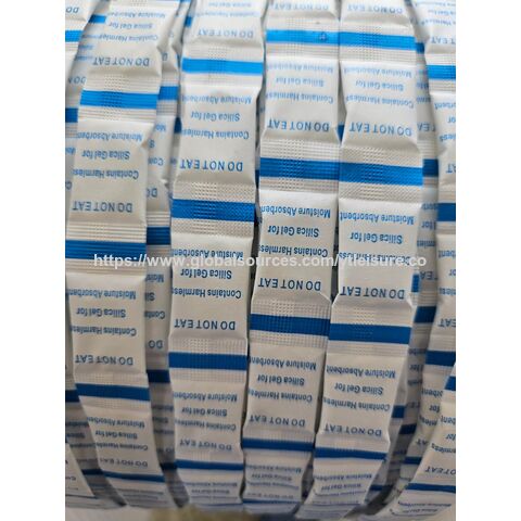 Sachets déshydratants de gel de silice de qualité alimentaire, absorbeur d'humidité, 0,5 g, 1 g, 2 g, 5 g, 12 g, 30 g