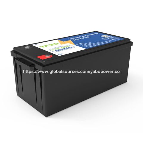Batterie au Lithium Solaire YABO 12V 460Ah - Stockage Essentiel Haute Capacité pour Systèmes d'Alimentation de Secours pour Toute la Maison