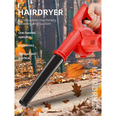 Aspirador portátil de alta potencia con batería de litio de 21 V, soplador de hojas eléctrico, aspirador inalámbrico de plástico industrial/para jardín/bricolaje