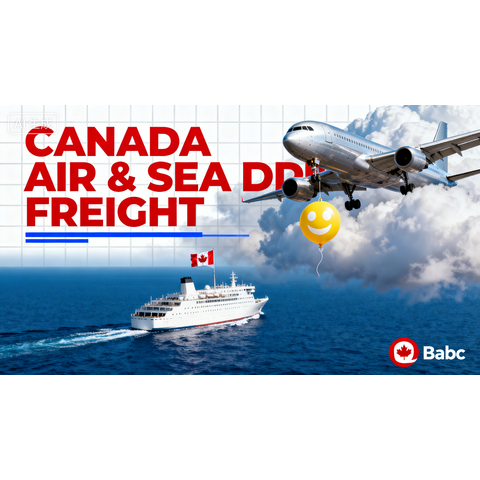 Linha especial de frete aéreo e marítimo internacional para carga grande para o Canadá - DDP (Entregue com direitos pagos)
