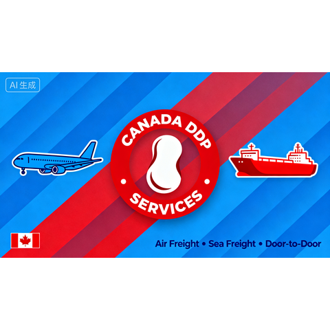 Linha especial de frete aéreo e marítimo internacional para carga grande para o Canadá - DDP (Entregue com direitos pagos)