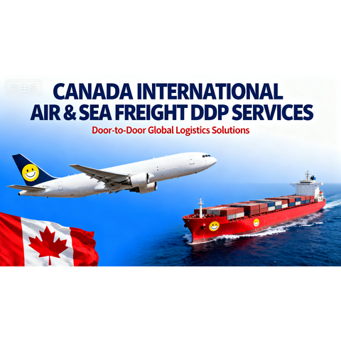 Linha especial de frete aéreo e marítimo internacional para carga grande para o Canadá - DDP (Entregue com direitos pagos)