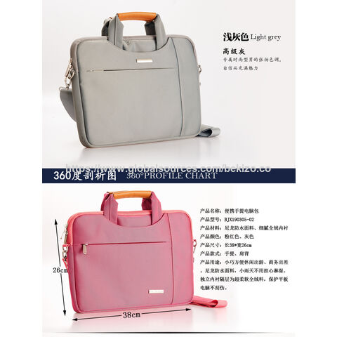 Sac à main/sacoche pour ordinateur portable en nylon de haute qualité avec bandoulière [Bekizo]