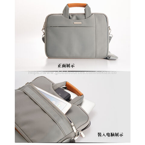 Sac à main/sacoche pour ordinateur portable en nylon de haute qualité avec bandoulière [Bekizo]
