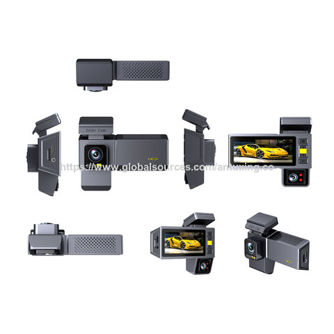Cámara para Coche 4K de 3.2 pulgadas Frontal y Trasera 1080P con GPS WiFi, Sensor G, Grabación en Bucle, Visión Nocturna, Monitor de Estacionamiento - Dashcam para Automoción