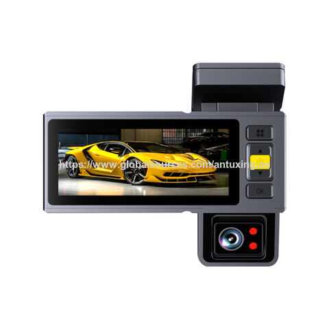 Cámara para Coche 4K de 3.2 pulgadas Frontal y Trasera 1080P con GPS WiFi, Sensor G, Grabación en Bucle, Visión Nocturna, Monitor de Estacionamiento - Dashcam para Automoción