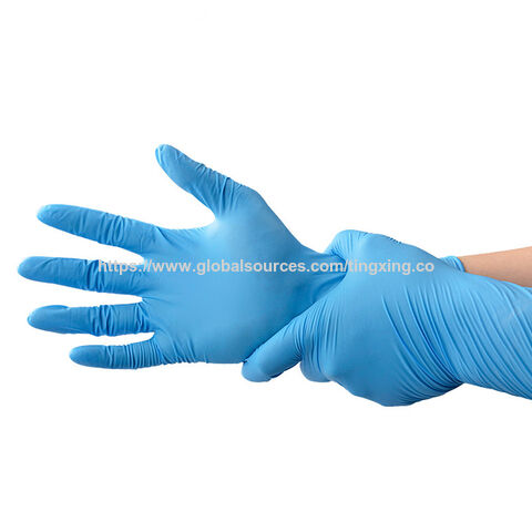 Tingstar grossiste 6-8mil Nitrile sans poudre /Qualité industrielle/médical/usage non médical