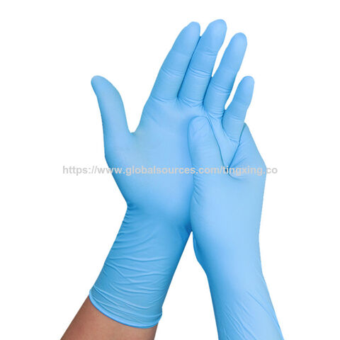 Tingstar grossiste 6-8mil Nitrile sans poudre /Qualité industrielle/médical/usage non médical
