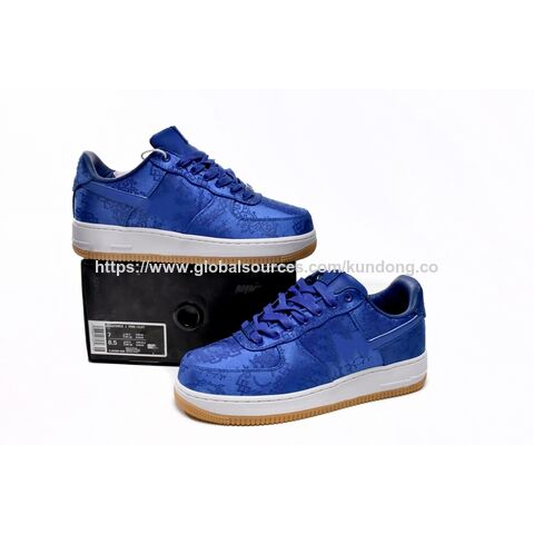 Fake Blue Midsole Air Force Sole Nike Air Force Low Translucent