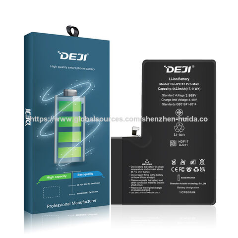 DEJI Nova Chegada Bateria de Substituição de Célula de Alta Qualidade Sem Flex Para iPhone 15 Sem Pop-ups Para Reparo ou Peça Desconhecida