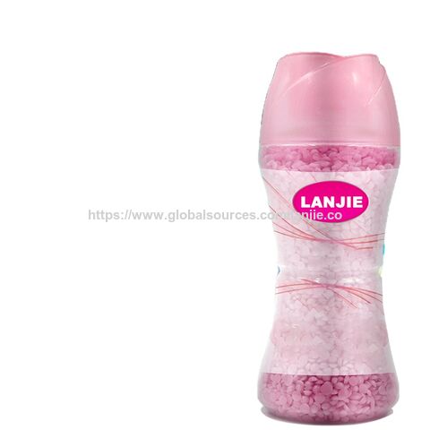 Perles d'amélioration de parfum de lavage style paradis couleur pêche, parfum longue durée et billes antibactériennes