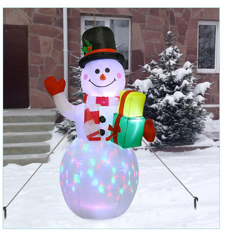 Ornement Gonflable Personnalisé d'Halloween et de Noël, Décoration de Jardin de Noël, Boule Gonflable, Moule Bonhomme de Neige Intérieur et Extérieur