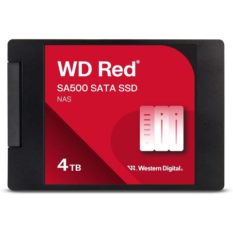 2TB WD Red SA500 NAS 3D NAND Internal SSD Solid State Drive - SATA III 6 Gb/s, 2.5"/7mm, Up to 560 MB/s