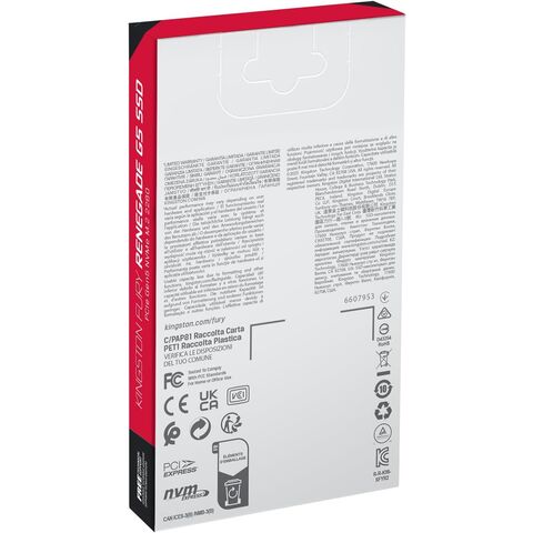 Fury Renegade G5 2048GB NVMe SSD | PCIe 5.0 M.2 2280 | Up to 14,800MB/s | SFYR2S/2T0 solid state drives hdd desktop computer