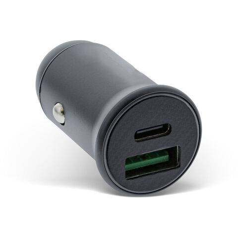 OEM Mini Dual Port USB Metall QC18W Handy Auto USB Adapter TYP C PD 60W Kfz-Ladegerät mit KC CE ROHS CB FCC