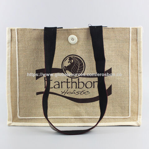 Saco de juta, Sacola, Saco promocional, Saco de compras, Saco sofisticado, Disponível em vários logotipos e designs, Adequado para fins de presente, OEM