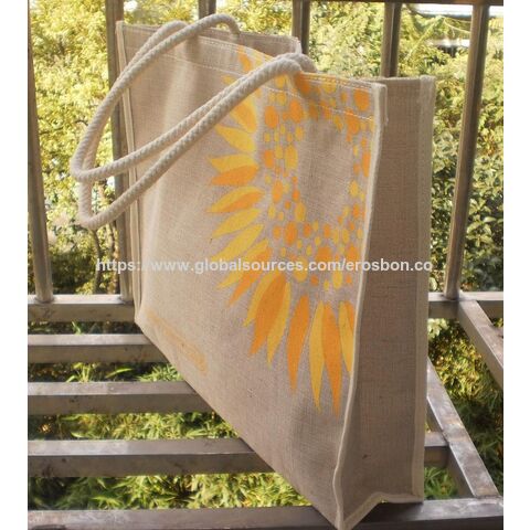 Saco de juta, Sacola, Saco promocional, Saco de compras, Saco sofisticado, Disponível em vários logotipos e designs, Adequado para fins de presente, OEM