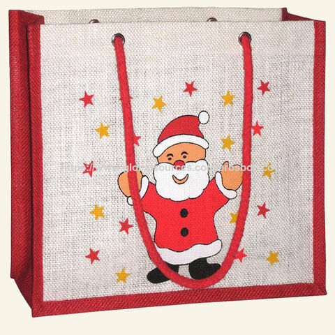 Saco de juta, Sacola, Saco promocional, Saco de compras, Saco sofisticado, Disponível em vários logotipos e designs, Adequado para fins de presente, OEM
