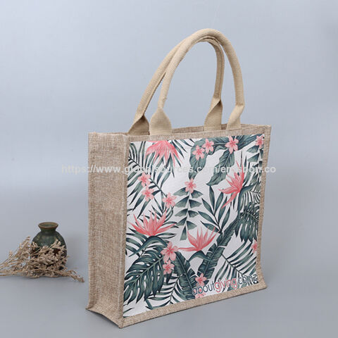 Saco de juta, Sacola, Saco promocional, Saco de compras, Saco sofisticado, Disponível em vários logotipos e designs, Adequado para fins de presente, OEM