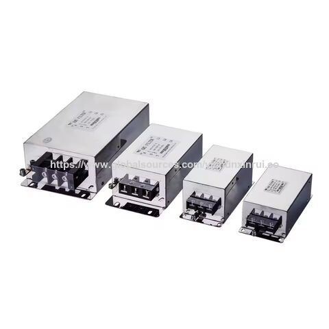 Filtre CEM de ligne 65A avec certification CE pour filtre EMI de servomoteur, filtre d'entrée 220V