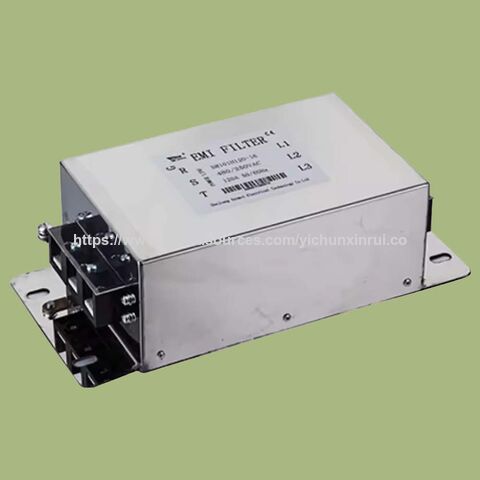 Filtre CEM de ligne 65A avec certification CE pour filtre EMI de servomoteur, filtre d'entrée 220V