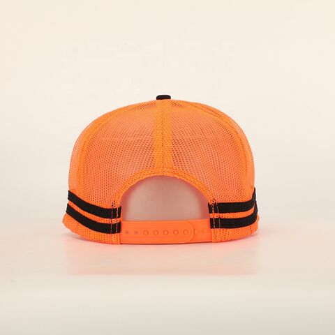 Casquette de camionneur 6 panneaux en coton de haute qualité OEM, casquette en maille brodée d'usine pour la pêche à la plage