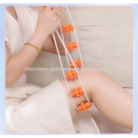 Outils de Massage à Rouleaux Professionnels pour la Thérapie du Dos, Ceinture de Massage Anti-Cellulite pour le Dos, Soulagement des Douleurs Musculaires du Corps, du Dos, du Cou et des Jambes
