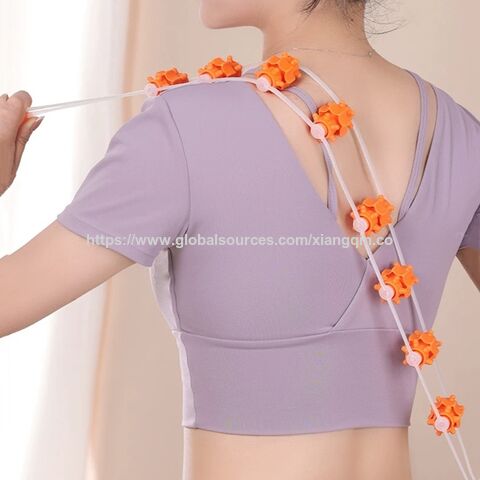 Outils de Massage à Rouleaux Professionnels pour la Thérapie du Dos, Ceinture de Massage Anti-Cellulite pour le Dos, Soulagement des Douleurs Musculaires du Corps, du Dos, du Cou et des Jambes