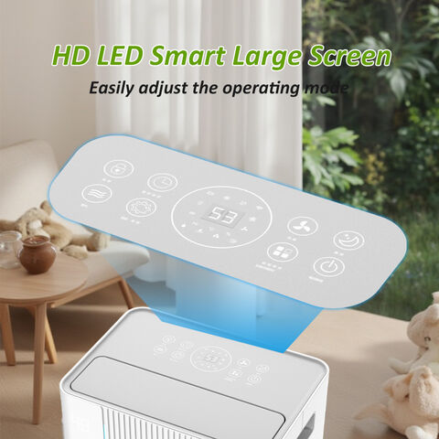 GREENFLY JJPRO 2025 مؤشر رطوبة ثلاثي الألوان عالي الجودة، مزيل رطوبة صغير محمول أبيض للاستخدام المنزلي سعة 10 لتر 12 لتر بسعر المصنع