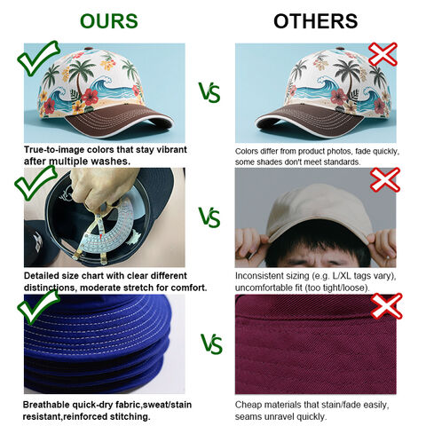 Casquette de baseball en coton camel à 5 panneaux avec relief 3D