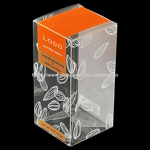Boîte de vente au détail transparente en PVC sur mesure pour emballage cosmétique, boîte en plastique pliante, boîte en PET transparente