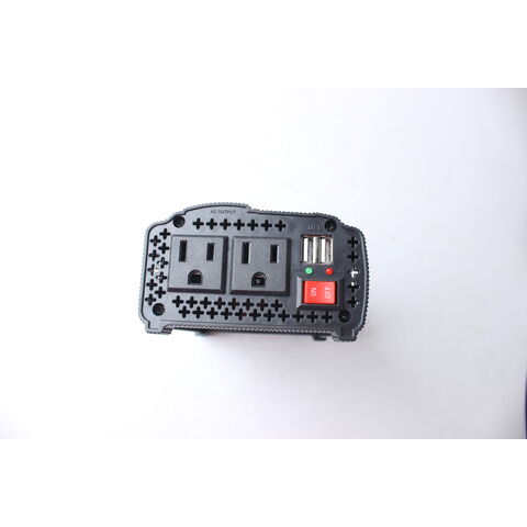 BYGD Inversor de corriente modificado de 200W 12/24V a 220V/110V 50/60Hz, inversor solar, enchufe universal/Euro/EE. UU./Reino Unido