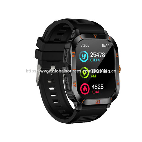 El popular smartwatch C50Pro cuenta con una gran pantalla de alta definición, llamadas Bluetooth, función táctil, monitorización de frecuencia cardíaca y oxígeno en sangre.