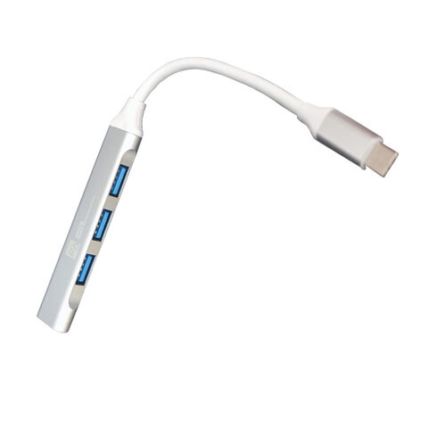 HUB Dockingstation Adapter 4-in-1 Aluminiumlegierung Typ C Hub für Handy & Laptop OEM auf Lager