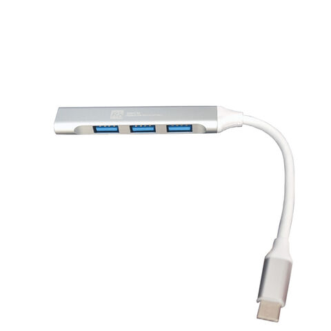 HUB Dockingstation Adapter 4-in-1 Aluminiumlegierung Typ C Hub für Handy & Laptop OEM auf Lager
