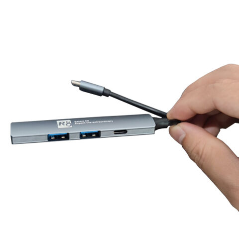 R8 AH-03 High Speed USB Splitter Adapter Typ C Expander Hub USB 3.0 4 Ports für PC Computer Zubehör Multiport HUB