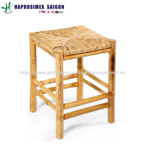 Silla Plegable de Bambú para Picnic, Decoración de Jardín, Muebles de Bambú al por mayor