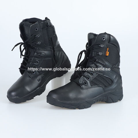 OEM Botas tácticas para hombre de 8 pulgadas, botas de combate ligeras, botas militares de cuero de gamuza duraderas, botas de desierto
