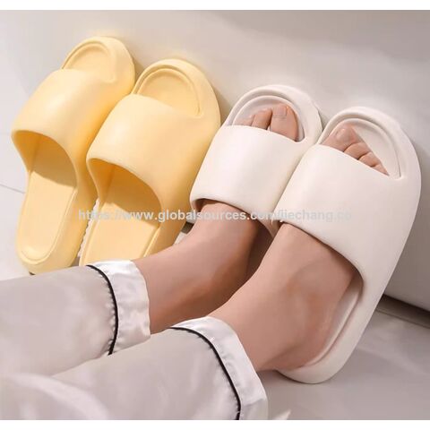 Plateau-Slipper für Damen, rutschfest, für Badezimmer, Zuhause, Innenbereich, EVA-Sommersandalen für Herren