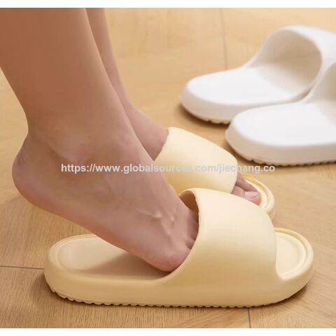 Plateau-Slipper für Damen, rutschfest, für Badezimmer, Zuhause, Innenbereich, EVA-Sommersandalen für Herren