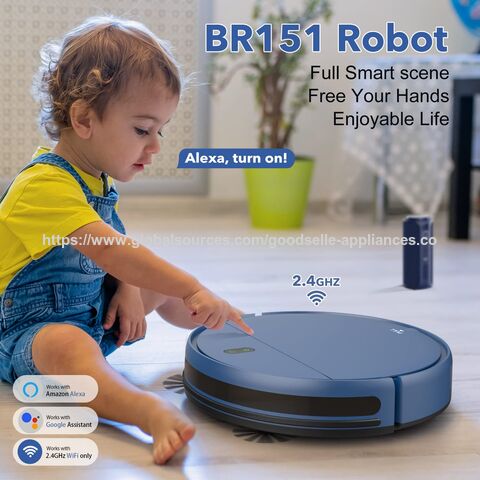 2-in-1 Saugroboter mit Wischfunktion für Zuhause - Kombi-Roboterstaubsauger