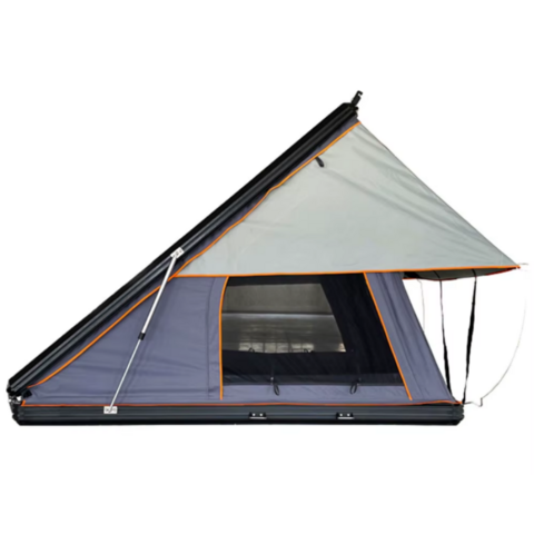 Tienda de techo ultradelgada y ligera de aluminio para camping, tienda de techo rígida para coche