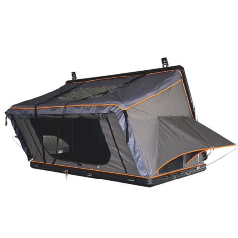 Tienda de techo ultradelgada y ligera de aluminio para camping, tienda de techo rígida para coche