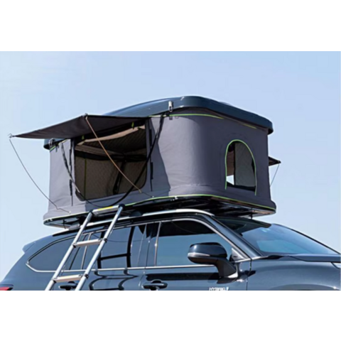 Tienda de techo ultradelgada y ligera de aluminio para camping, tienda de techo rígida para coche
