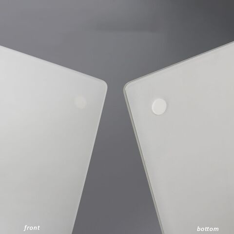 Tapis de Souris en Verre Haute Vitesse, Tapis de Souris Ultra Fin en Verre Trempé pour Bureau de Jeu