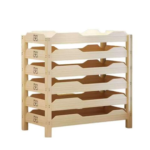 Ruhebetten für den Kindergarten: Robuste Holzkonstruktion. Kindersichere Höhe. Ideal für Kindertagesstätten.